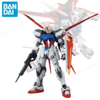 In Stock Original Bandai MG 1/100 GUNDAM Aile Strike Ver.RM Model Kit Anime Figures Mobile Suit Action Figure Toys Gift