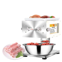 RP-20 Factory Meat Slicer Slicing Machine Electric Manual Meat Cutter Grinder Commercial Meat Cutting Machine 220V