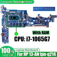 For HP 13-AN tpn-q214 Laptop Mainboard DAG7DCMB8D0 i7-1065G7 Notebook Motherboard