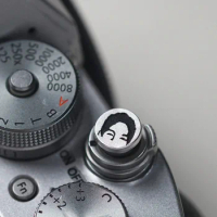 For Canon A7M4 Panasonic GH5 GH6 Nikon D850 Fujifilm X100V Sony RP R6 Metal Camera Shutter Decoration Shutter Cover