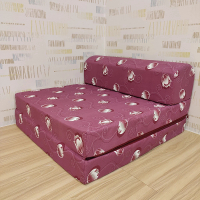 【Summer台灣製造】多功能寬80公分2折式小紅沙發床(沙發/床墊/寵物墊/嬰兒床墊/和室椅)