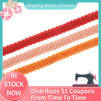 15 Yards Lace Trim Ribbon DIY Craft Sewing Accessories Centipede Braided Lace Wedding Decoration Fabric Curve Lace Wholesale