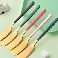 Stainless Steel Butter Knife Cheese Toast Spreading Knife Single Butter Knife Jam Knife Thickened Spatula Western Food Knife
