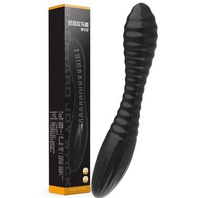 Plug Butt trainer Silikon Butt Astringet Bergelombang Berulir