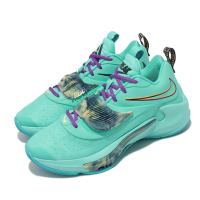 Nike 籃球鞋 Zoom Freak 3 EP 運動 男鞋 氣墊 避震 希臘怪物 字母哥 球鞋 藍綠  DA0695-400