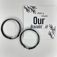 Gelang Couple (Cube) MINE & YOURS Gelang Couple Pasangan Sahabat Simple