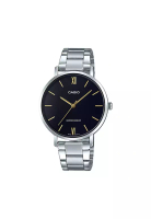 Casio Watches Men's Analog Watch LTP-VT01D-1B Silver Stainless Steel Watch