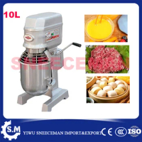 10L commercial dough mixer machine stainless steel spiral dough mixer bread pizza dough mixer with 1kg flour