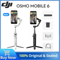 DJI Osmo Mobile 6 Smartphone Gimbal Stabilizer, 3 Axis Mobile Phone Gimbal Original Brand New，In Stock