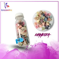 Jepit jedai rambut mini jar jepit syuga anak bahan premium berbagai macam warna dan karakter Mahkota