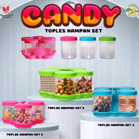 Toples Candy plastik/toples kue/toples cantik/ candy tabitha set 5/set 3 /set 4/ set 6. Viral Premiu