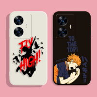 Sarung Telefon Anime Haikyuu Bola Tampar, Untuk OPPO Realme C11 C12 C20 C21Y C30 C33 C55 C35 C53 C63