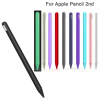 Touch Pen Stylus for Apple Pencil 2nd Silicone Pen Case Dust Proof Thickened Drop-proof Stylus Cover Nib Cover Wrap Tip Holder
