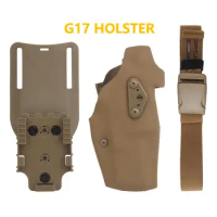 G17 Specific Holster Tactical Hunting Airgun Glock Holder Drop Leg Band Strap Quick Locking System Pistol Glock 17 Holster