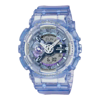 【CASIO 卡西歐】G-SHOCK 虛擬科幻 雙顯腕錶 新年禮物 45.9mm / GMA-S110VW-6A
