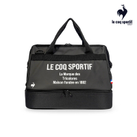 【LE COQ SPORTIF 公雞】高爾夫系列 黑色兩層式大容量高爾夫衣物袋 QGT0J201