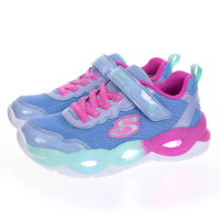 【SKECHERS】女童系列 燈鞋 TWISTY GLOW(303717LPWMT)