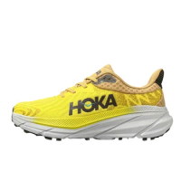 HOKA ONE ONE Challenger 7 Women and Men Orange Yellow Cushioning Non-slip Wear-resistant Waterproof 