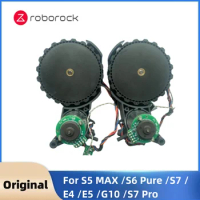 For Roborock S5 MAX S50 MAX S6 MaxV S4 Max S6 Pure S7 E4 E5 G10 Original Left And Right Wheels Parts Vacuum Cleaner Accessories