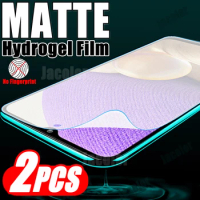 2PCS Matte Safety Film For Samsung Galaxy A52 A52S A32 A22 4G/5G Gel Protective Anti-fingerprint Film Not Glass Samsun A 52S 32