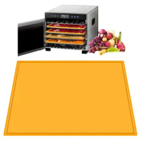 Dehydrator Tray Silicone Sheet Steamer Pad Multifunctional Trays Fruit Dehydrator Mat High-Temperature Resistance Reusable Sheet