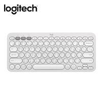 【Logitech 羅技】K380S 跨平台藍牙鍵盤 珍珠白【三井3C】