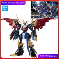 Bandai Original Digimon Adventure Anime Figure Imperialdramon Action Figure Toys for Kids Gift Collectible Model Ornaments