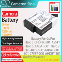 CameronSino Battery for GoPro Hero 5 CHDHX-501 ASST1 Hero 6 AABAT-001 CHDHX-701 Hero 7 Black fits GoPro AABAT-001 camera battery