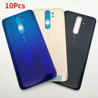 10Pcs/Lot Glass Back Battery Cover for Xiaomi Redmi Note 7 8 Note 8T 8 Pro Rear Door Housing Case Replacement Parts