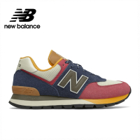 [New Balance]復古運動鞋_中性_藍粉黃_ML574DNY-D楦