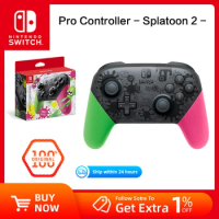 Nintendo Switch Pro Controller - Splatoon 2 - Edition Bluetooth 3.0 and Build in NFC Wireless Game Controller