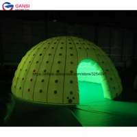 Lighting inflatable dome party event tent air seal inflatable led igloo tent for exhibition rental