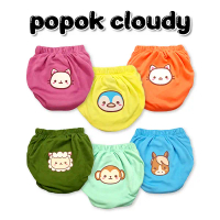 Celana Training Popok Kain Bayi Cuci Ulang Cloudy - Dusty - Diaper Biru