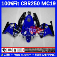 Injection Body For HONDA CBR250RR CBR 250 RR MC19 134No.47 blue stock CBR250 RR CBR 250RR 250R 88 89 1988 1989 OEM Fairing Kit