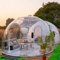 2022 new product waterproof full transparent pvc outdoor garden event party igloo dome tent