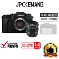 JPC KEMANG Fujifilm XT4 Fuji X-T4+XF 16mm F1.4 R WR GARANSI RESMI BL+Screen
