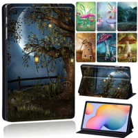 For Samsung Galaxy Tab S4/Tab S5e/Tab S6 Cover PU Leather Tablet Ultra Case Stand New Funda Hard for Tab S6 Lite 10.4/Tab S7 11"