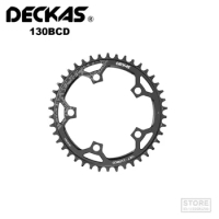 DECKAS 130BCD Crown Chainring Narrow Wide Round Chain Ring 50T 52T 54T 56T 58T Sprocket