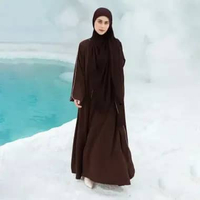Lozy Hijab - Aisha Abaya (Abaya Dress Haji dan Umrah) Mahogany