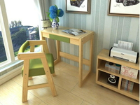 書桌 兒童學習桌椅套裝可升降實木家用學生小書桌組合松木寶寶寫字課桌JD  寶貝計畫
