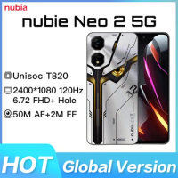 Saudi Arabia ship Global Version Nubia Neo 2 5G Mobile Phone 6000mAh long-lasting battery 6.72 FHD+ Hole 120Hz 50M NFC