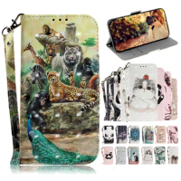 For Google Pixel 7A 6 6a Pro Case Leather 3D Graffiti Phone Case On Google Pixel 7 Pro Case Flip Magnetic Wallet Card Cover
