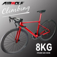 Airwolf T1100 Carbon Gravel Frame Disc Brake Max Tire 700C*38c Internal Cable Gravel Bicycle Frameset Road Bike Frame Cyclocross