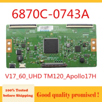 Tcon Board 6870C-0743A V17_60_UHD TM120_Apollo17H 60 Inch TV Board for TV Original Logic Board T-con 6870C 0743A