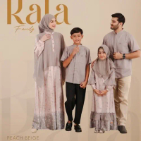 (BISA COD) Nibras Rayya Series KALA PEACH BEIGE Bahan Sky Silk mix Diamond & Dobby Cotton Nyaman Baj