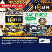 IMBA 10w30 (3L/4L) Semi Synthetic SP Engine Oil Car 10w-30 Minyak Hitam Enjin Kereta Honda Perodua P