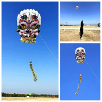 Free Shipping lion kites Chinese traditional kites flying inflatable kites string line big wind kite windsurfing soft kites fun