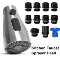 Kitchen Faucet Head Replacement 3 Modes Faucet Sprayer 9 Nozzles Sprayer Water Saving Shower Bathroom Basin Sink Tap Replacement