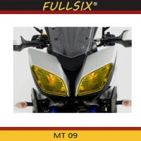 MT-09 Motorcycle Acrylic Headlight protection sheet Screen Cover For Yamaha mt-09 2016-2018