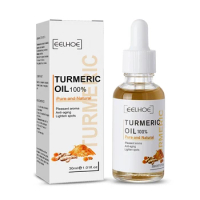 30ml Turmeric Oil Acne Dark Spot Removal Skin Care Lightening Whitening Serum Anti-Wrinkle Aging Face Lifting Pigment Corrector